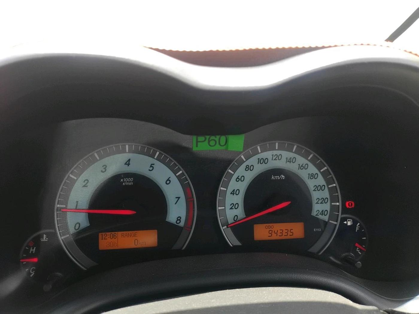 2011 Toyota Corolla Altis G PETROL, Petrol, Manual, 94,335 km, interior