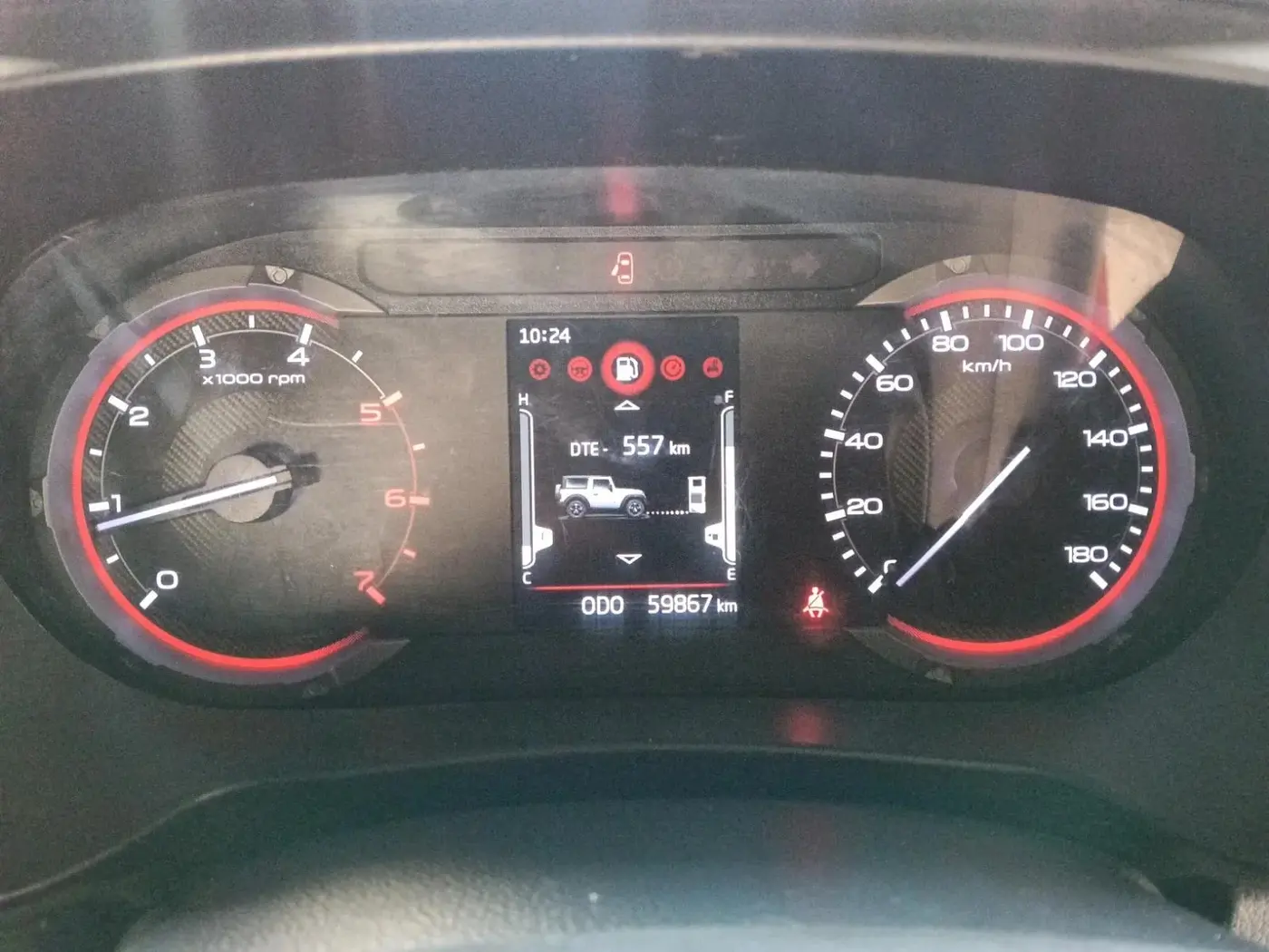 2020 Mahindra Thar LX D 4WD MT CONVERTIBLE, Diesel, Manual, 6,00,000 km, interior