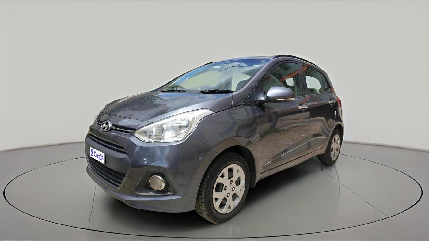 2014 Hyundai Grand i10 SPORTZ AT 1.2 KAPPA VTVT, Petrol, Automatic, 1,32,830 km, exterior
