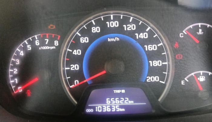 2014 Hyundai Grand i10 MAGNA 1.2 KAPPA VTVT, Petrol, Manual, 1,03,635 km, interior