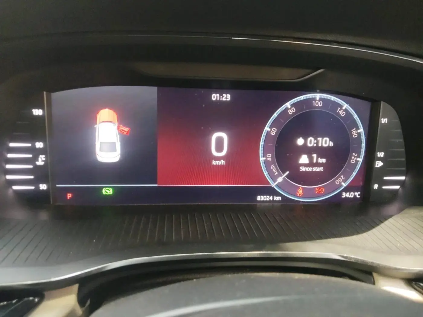 2021 Skoda Octavia L&K 2.0 AT, Petrol, Automatic, 83,024 km, interior