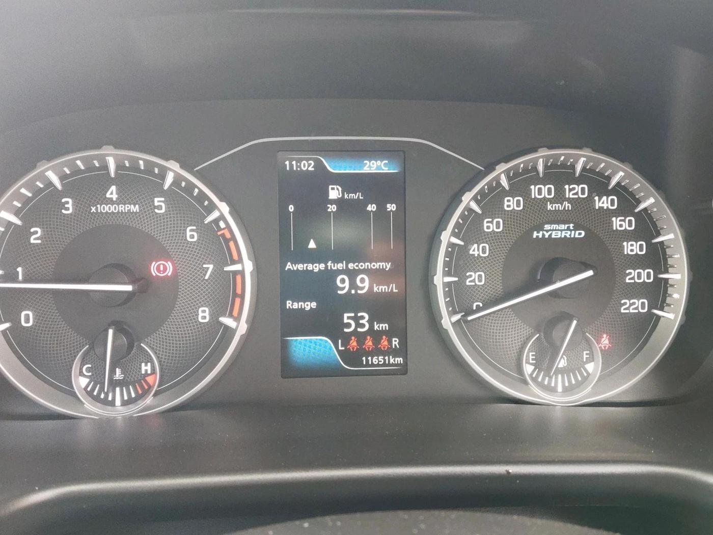 2025 Maruti BREZZA ZXI + SMART HYBRID DUAL TONE, Petrol, Manual, 11,651 km, interior