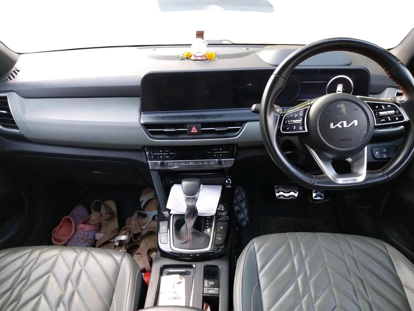 2023 KIA SELTOS  X LINE 1.5 DIESEL AT, Diesel, Automatic, 46,648 km, interior