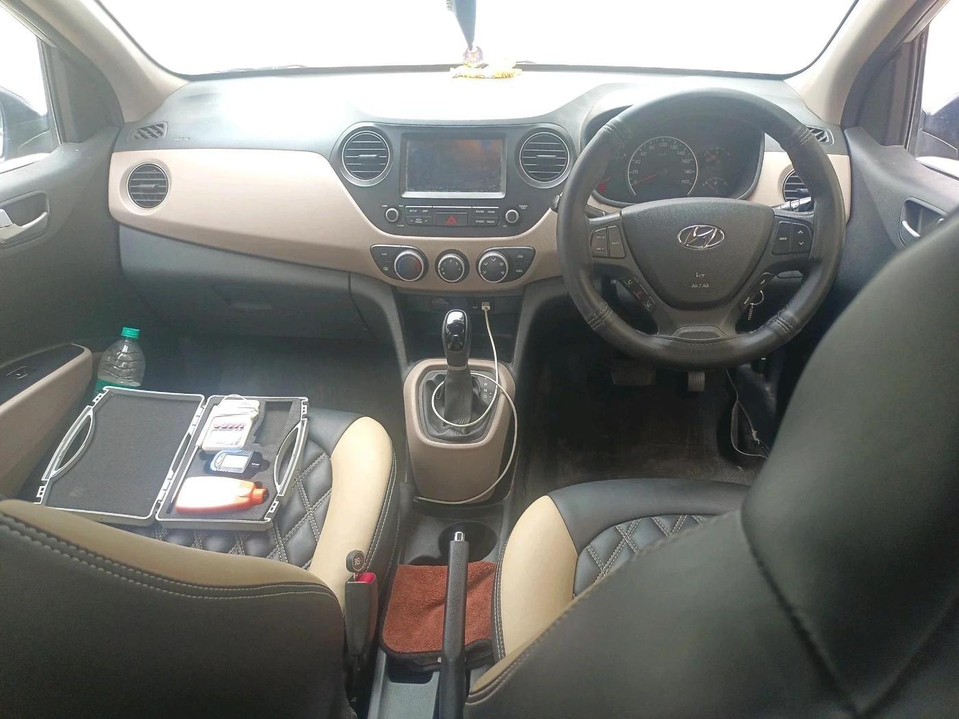 2018 Hyundai Grand i10 SPORTZ AT 1.2 KAPPA VTVT, Petrol, Automatic, 59,007 km, interior