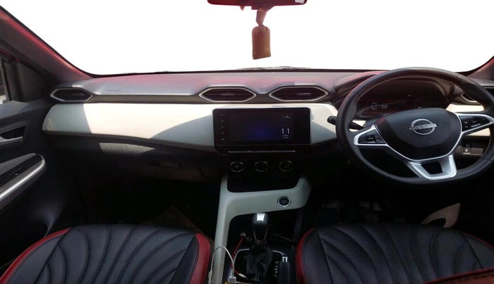 2023 Nissan MAGNITE XV TURBO CVT DUAL TONE, Petrol, Automatic, 13,512 km, interior