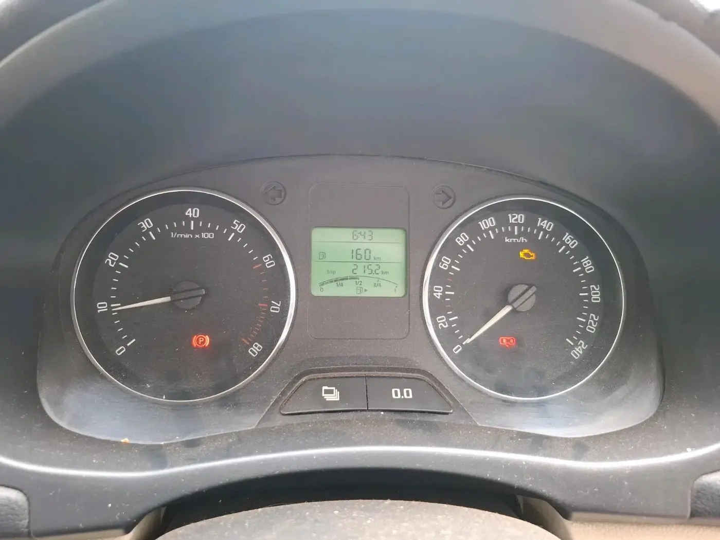 2013 Skoda Fabia ELEGANCE 1.2 MPI, Petrol, Manual, 1,19,057 km, interior