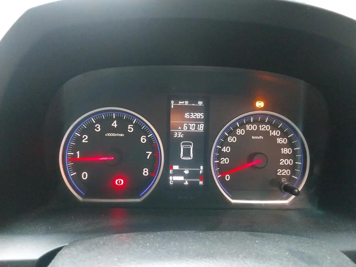 2007 Honda CRV 2.4L 2WD MT, Petrol, Manual, 1,63,285 km, interior