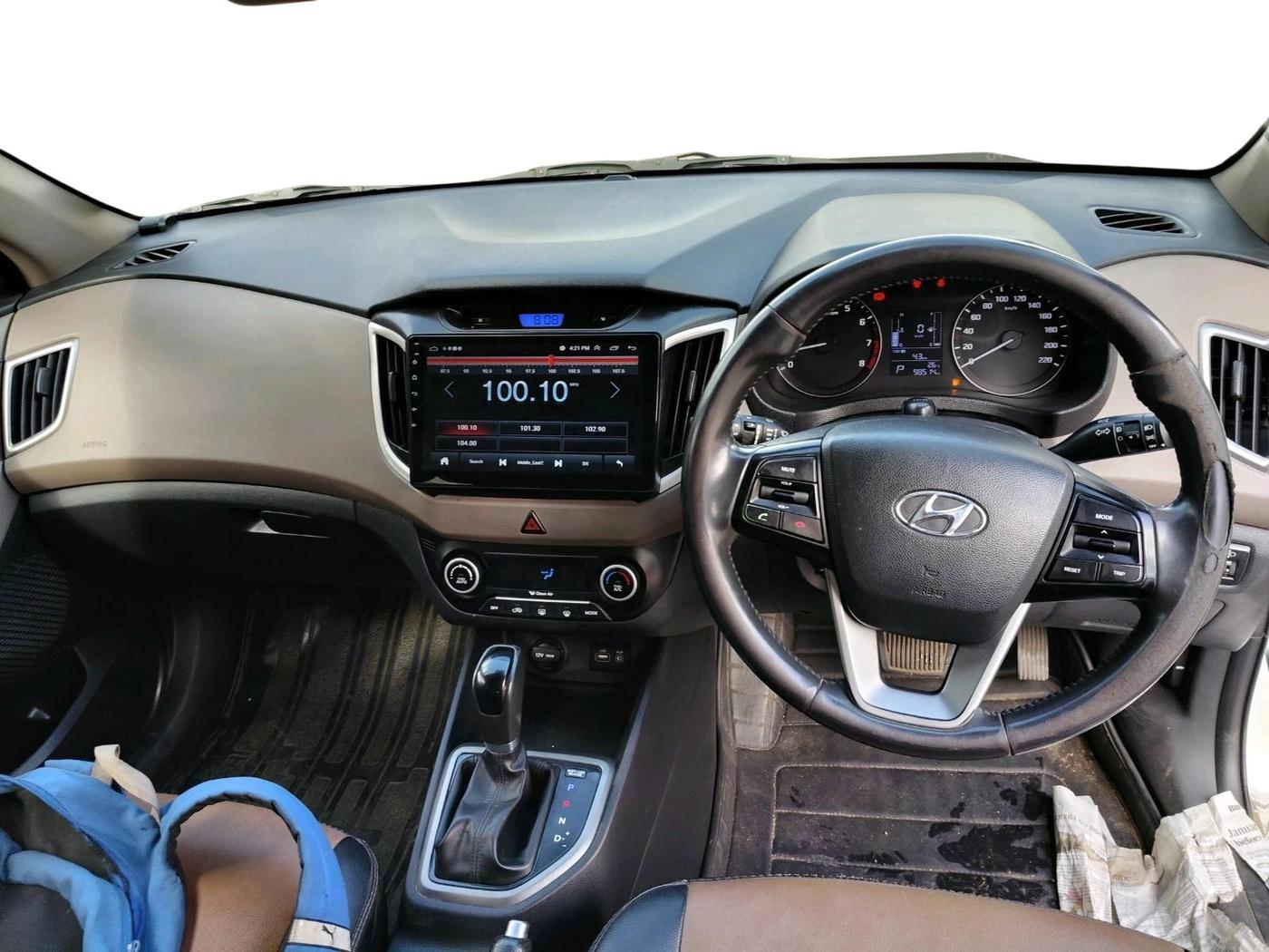 2018 Hyundai Creta SX PLUS AT 1.6 PETROL, CNG, Automatic, 98,514 km, interior
