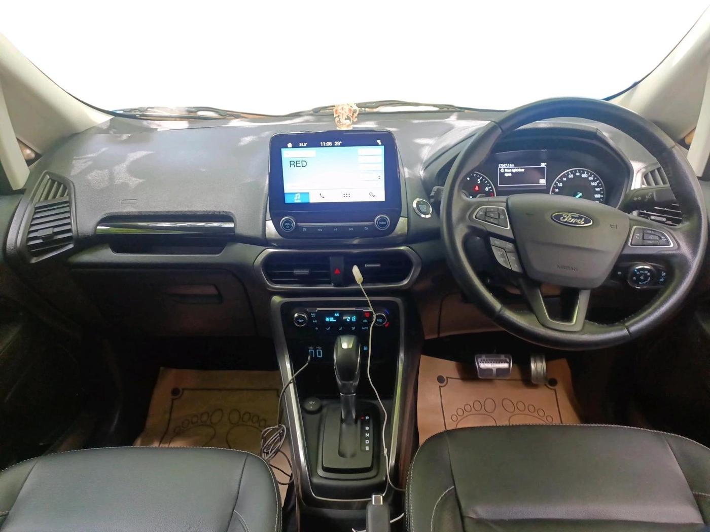 2019 Ford Ecosport TITANIUM + 1.5L PETROL AT, Petrol, Automatic, 17,407 km, interior