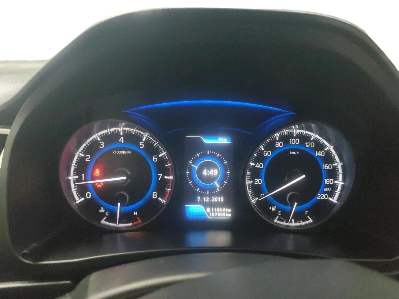 2017 Maruti Baleno ALPHA PETROL 1.2, Petrol, Manual, 1,07,506 km, interior