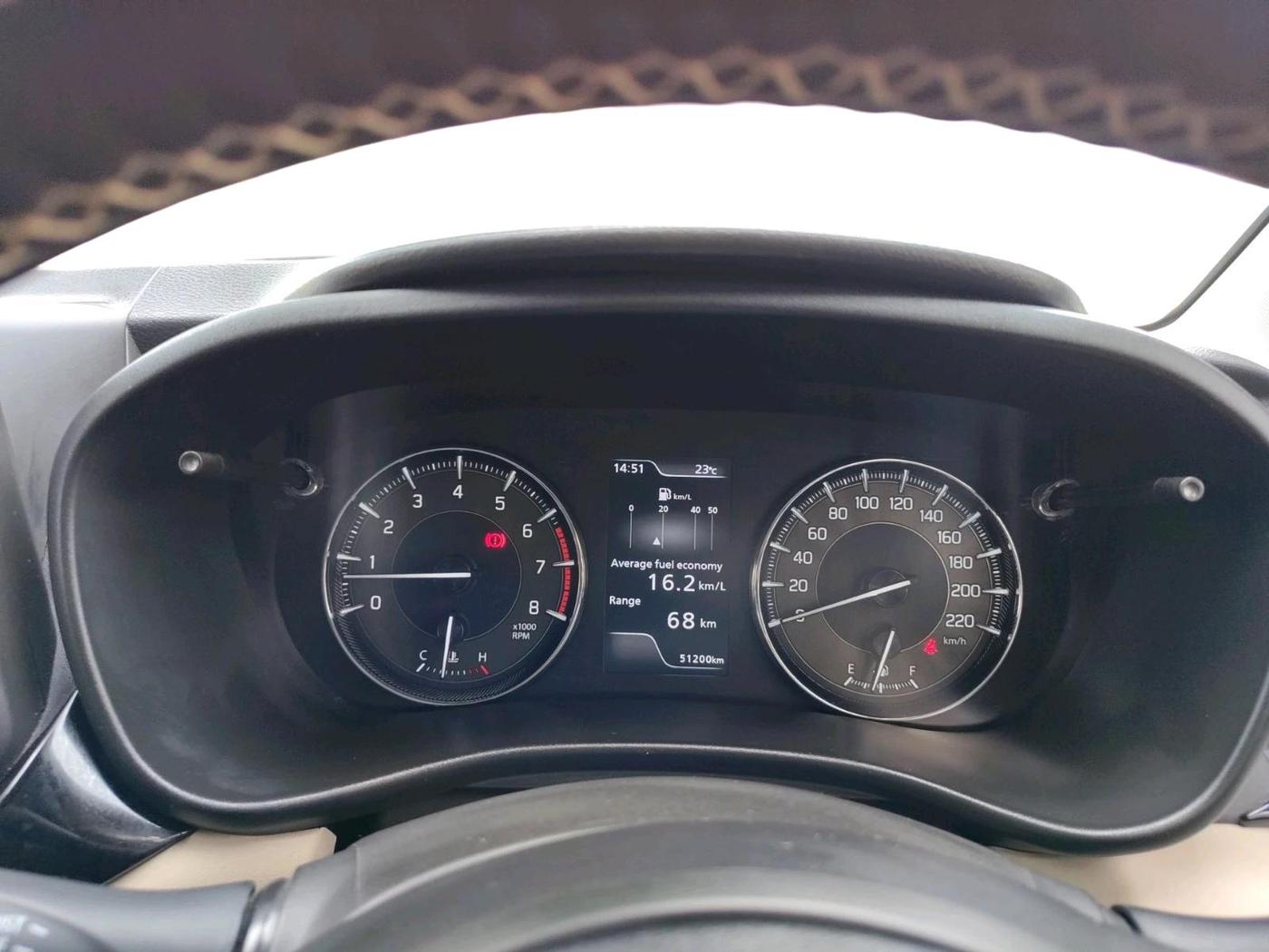 2023 Toyota Glanza G, Petrol, Manual, 51,200 km, interior