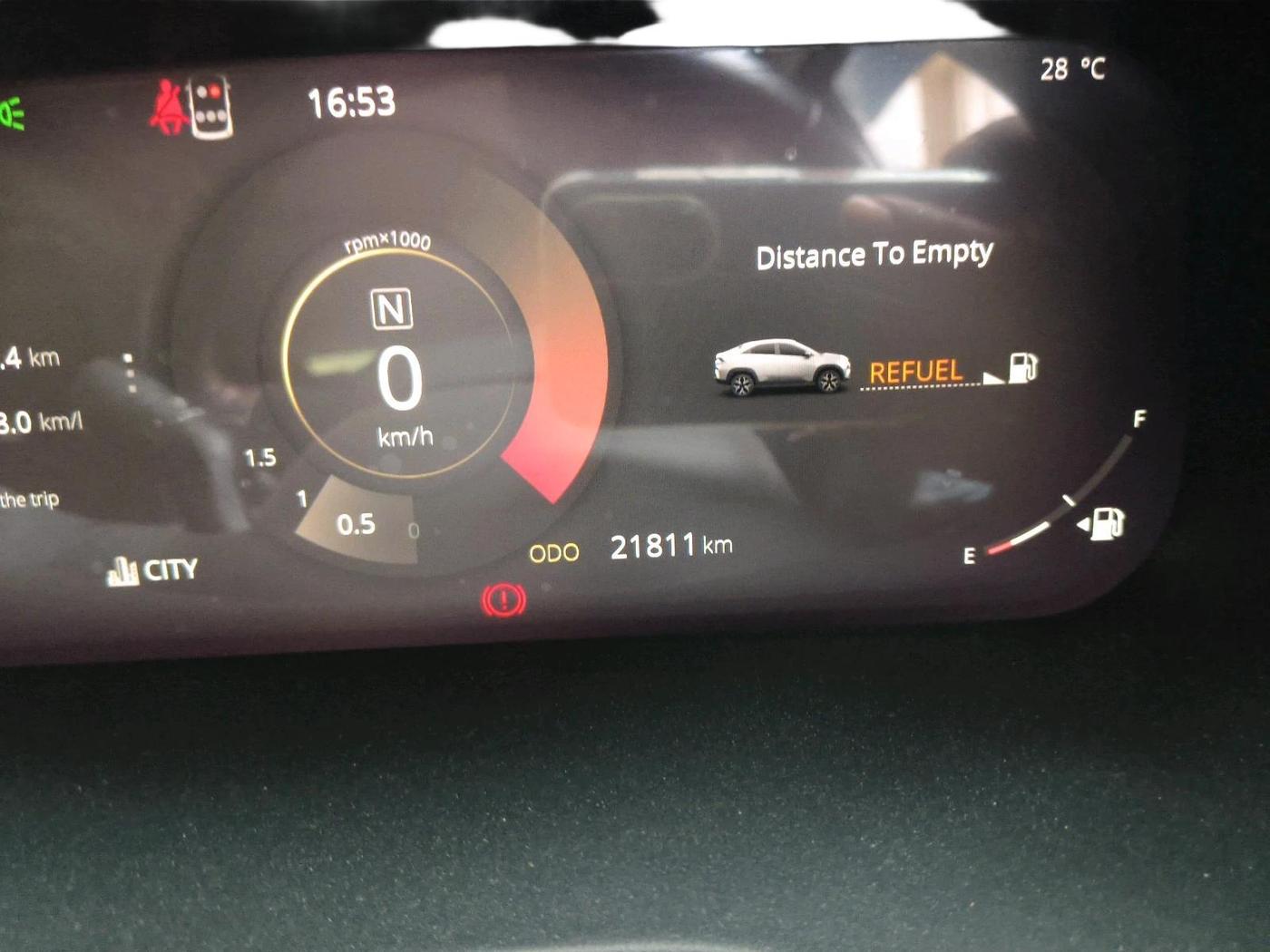 2025 Tata Curvv Accomplished S 1.2 Petrol 7DCA, Petrol, Automatic, 21,811 km, interior