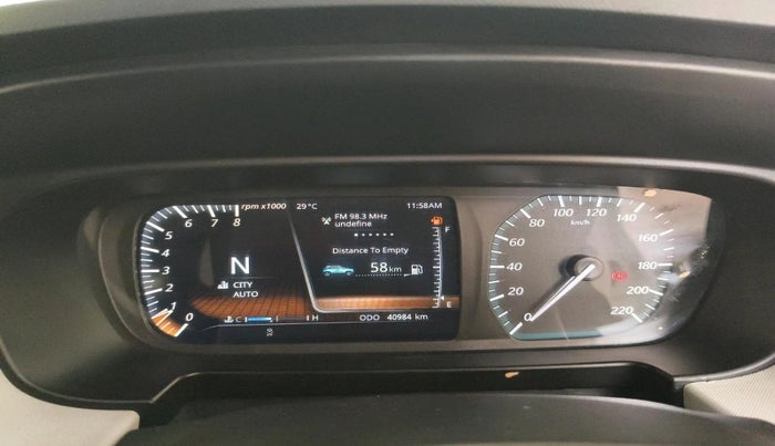 2021 Tata PUNCH CREATIVE AMT 1.2 RTN DUAL TONE, Petrol, Automatic, 40,984 km, interior