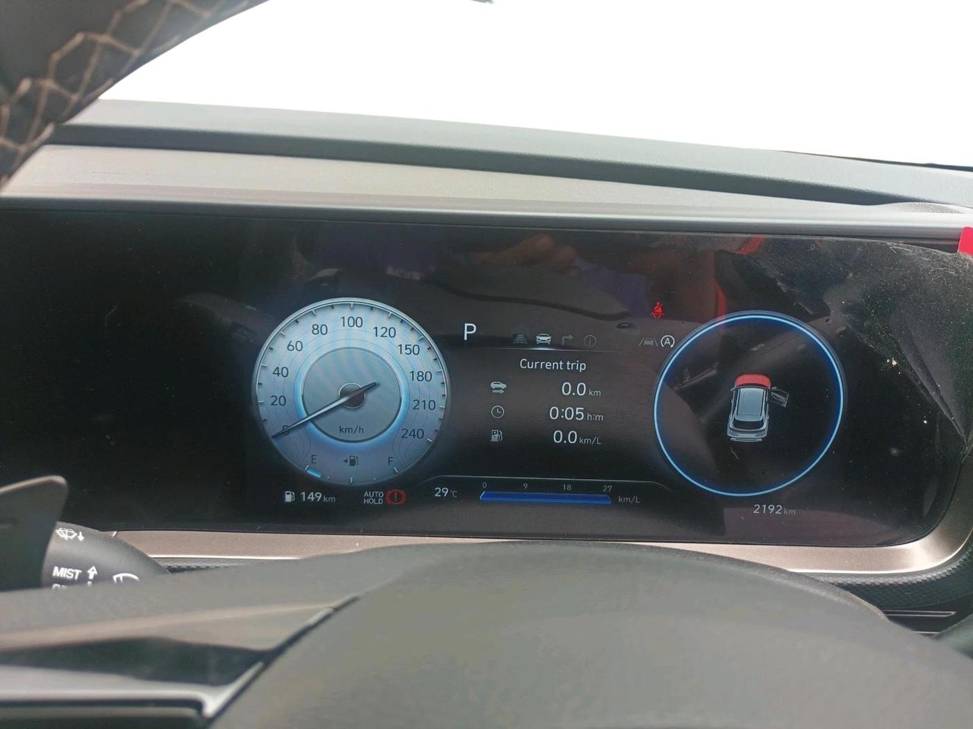 2026 Hyundai Creta SX (O) 1.5 Petrol Knight iVT, Petrol, Automatic, 2,192 km, interior