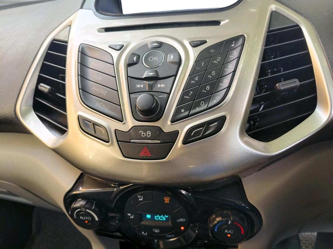 2017 Ford Ecosport TITANIUM 1.5L DIESEL, Diesel, Manual, 85,110 km, interior