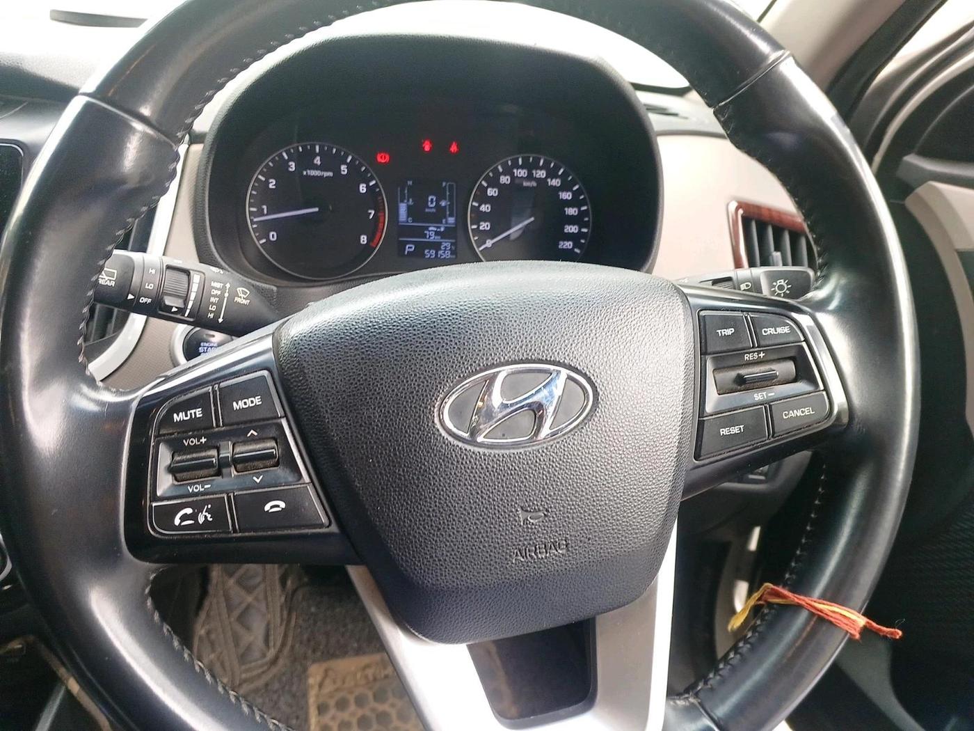 2018 Hyundai Creta SX AT 1.6 PETROL, Petrol, Automatic, 59,158 km, interior