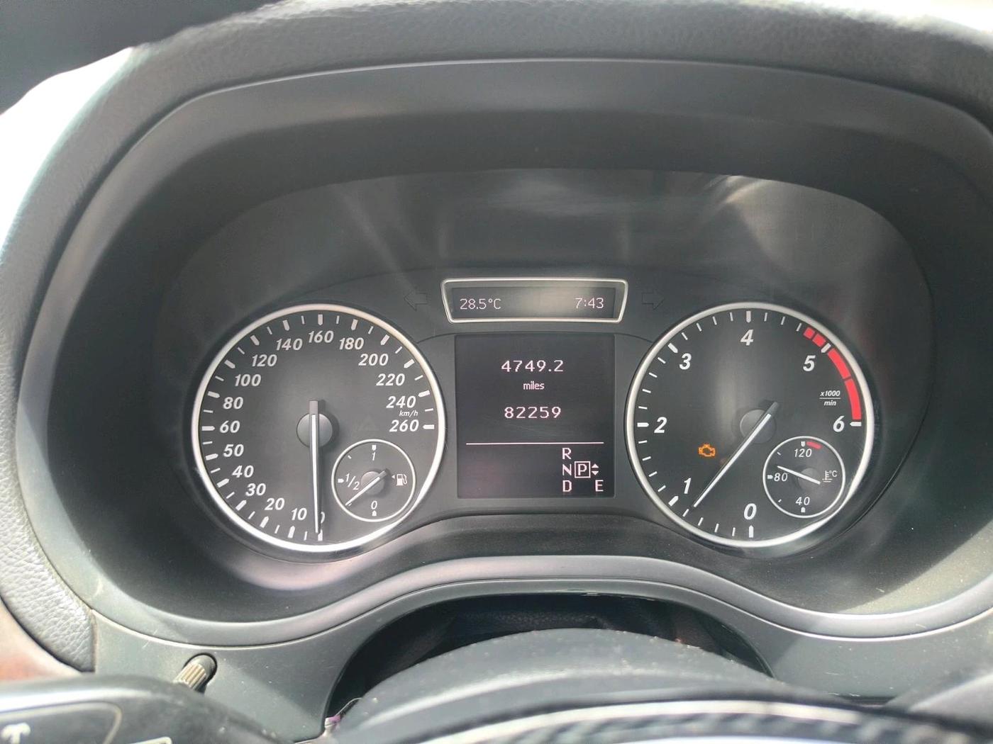 2014 Mercedes Benz B Class B180, Diesel, Automatic, 82,259 km, interior
