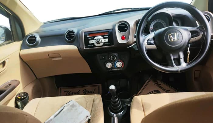 2013 Honda Brio S MT, Petrol, Manual, 1,57,909 km, interior