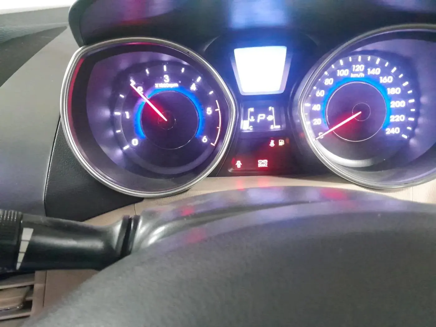 2012 Hyundai New Elantra 1.6 SX AT DIESEL, Diesel, Automatic, 89,409 km, interior