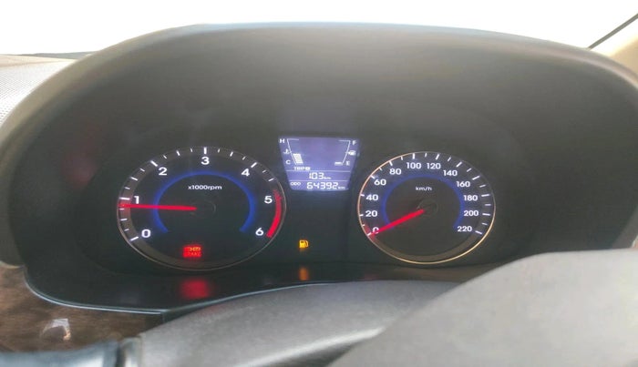 2014 Hyundai Verna FLUIDIC 1.6 CRDI SX, Diesel, Manual, 64,392 km, interior