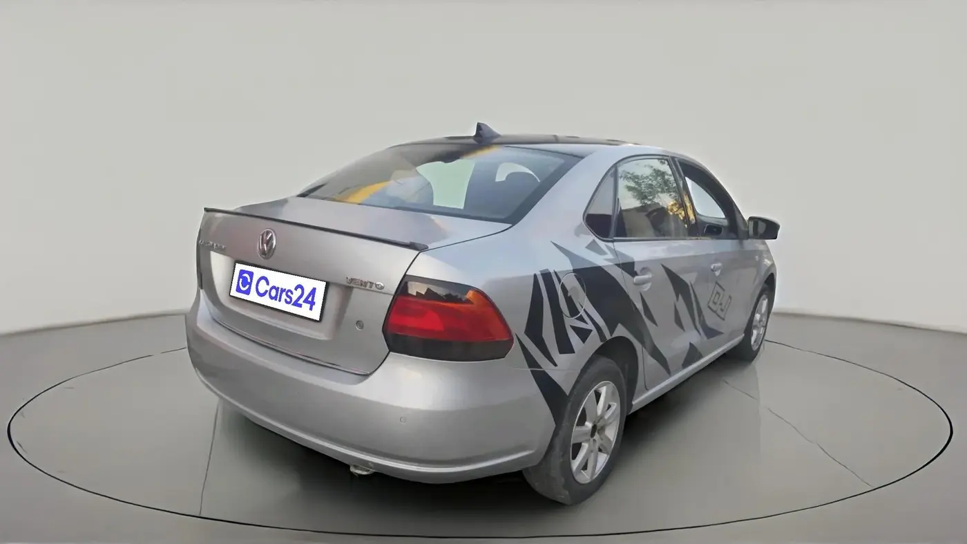 2012 Volkswagen Vento HIGHLINE PETROL AT, Petrol, Automatic, 74,703 km, exterior