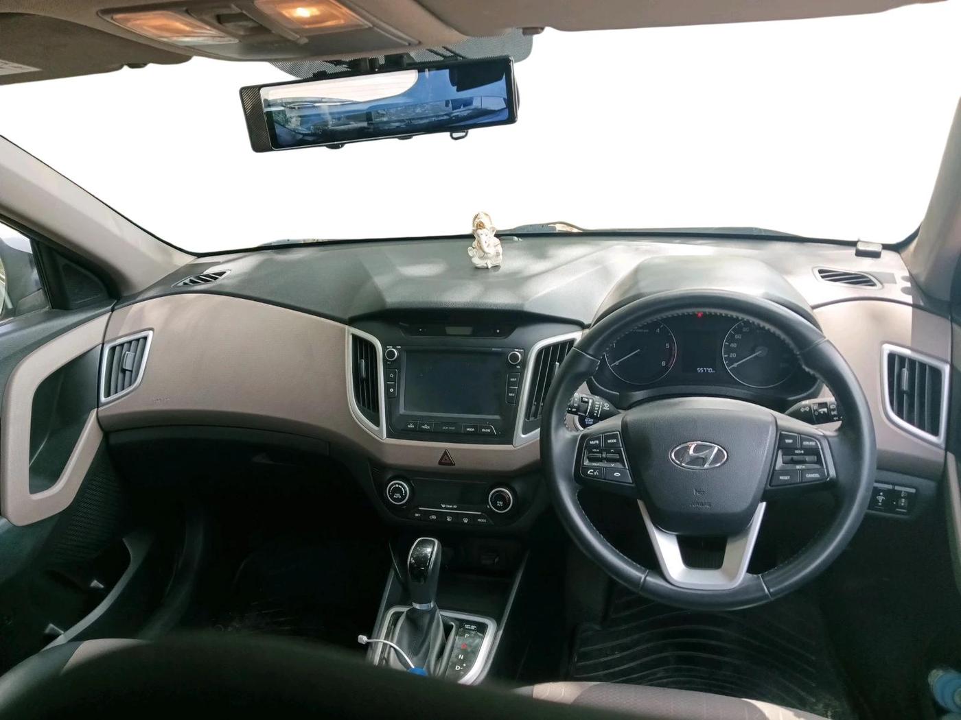 2018 Hyundai Creta SX AT 1.6 DIESEL, Diesel, Automatic, 55,892 km, interior