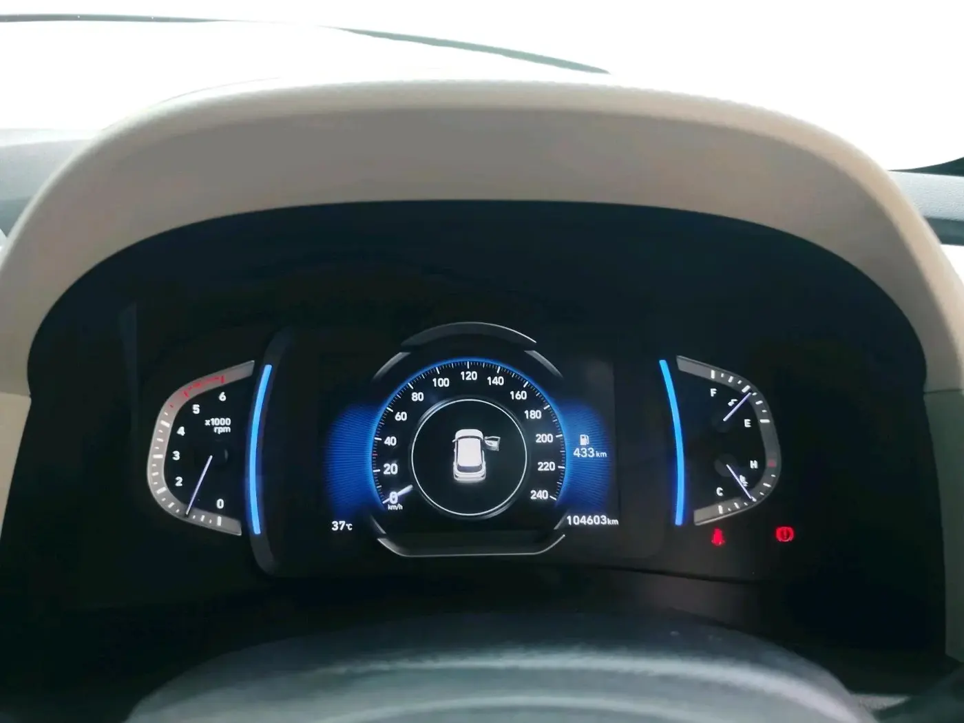 2022 Hyundai Creta SX (O) 1.5 DIESEL, Diesel, Manual, 1,04,603 km, interior