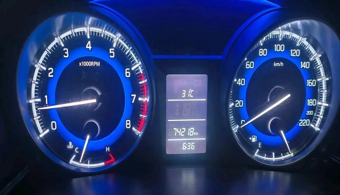 2017 Maruti Baleno DELTA PETROL 1.2, Petrol, Manual, 74,218 km, interior