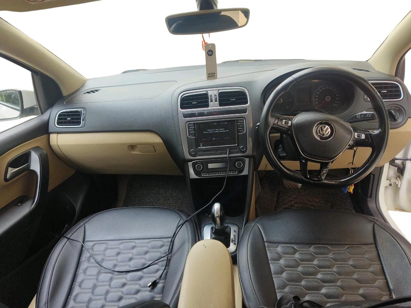 2019 Volkswagen Ameo HIGHLINE PLUS 1.5L AT 16 ALLOY, Diesel, Automatic, 1,03,577 km, interior