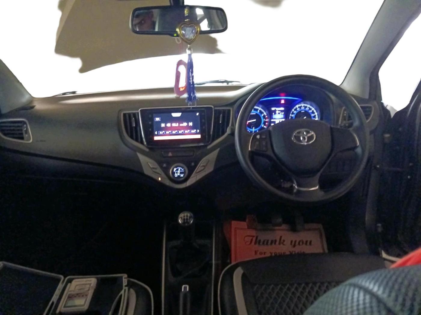 2020 Toyota Glanza G, Petrol, Manual, 52,004 km, interior