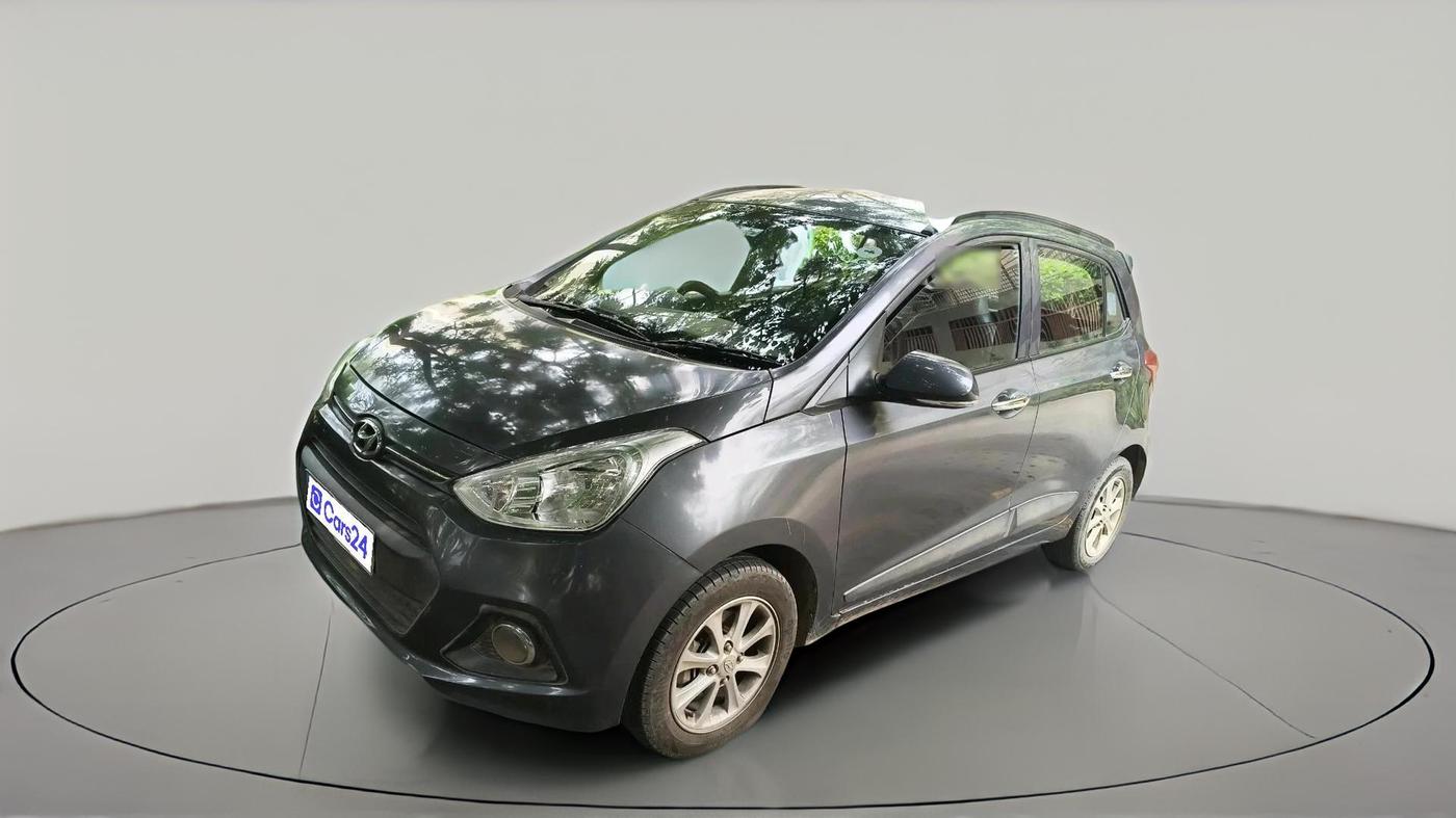 2015 Hyundai Grand i10 ASTA AT 1.2 KAPPA VTVT, Petrol, Automatic, 1,29,848 km, exterior