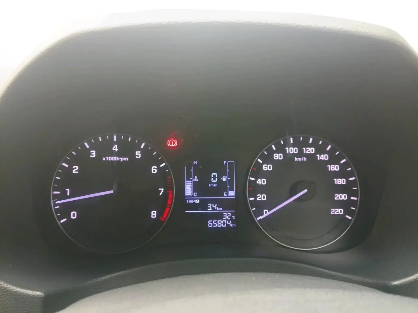 2016 Hyundai Creta E PLUS 1.6 PETROL, Petrol, Manual, 65,804 km, interior