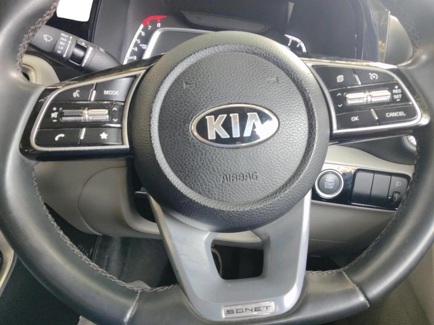 2020 KIA SONET HTX 1.0 IMT, Petrol, Manual, 50,784 km, interior