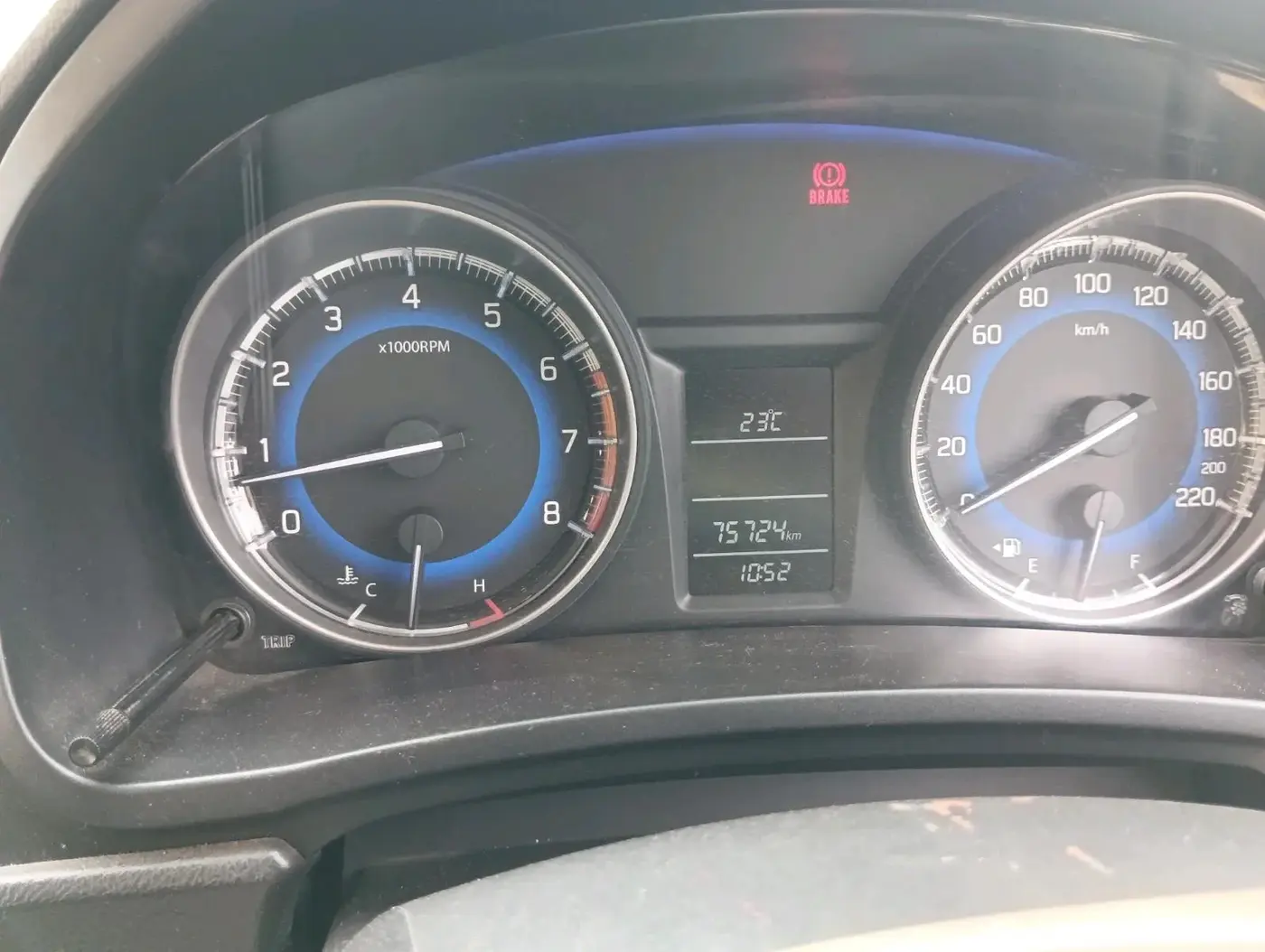 2017 Maruti Baleno DELTA PETROL 1.2, CNG, Manual, 75,724 km, interior
