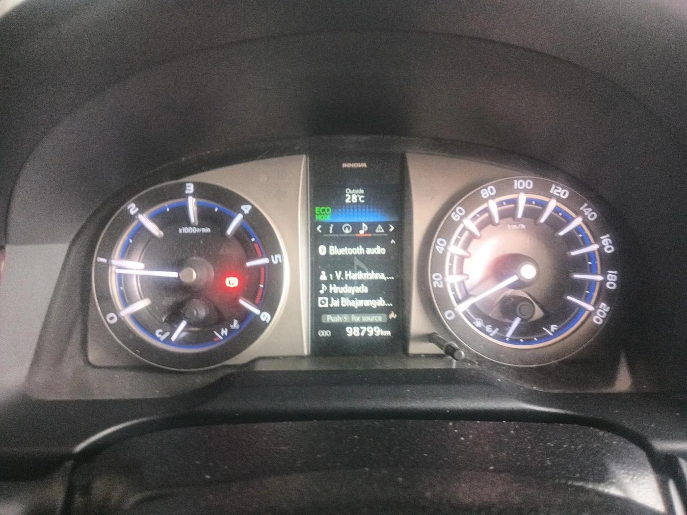 2018 Toyota Innova Crysta 2.4 VX 8 STR, Diesel, Manual, 98,799 km, interior