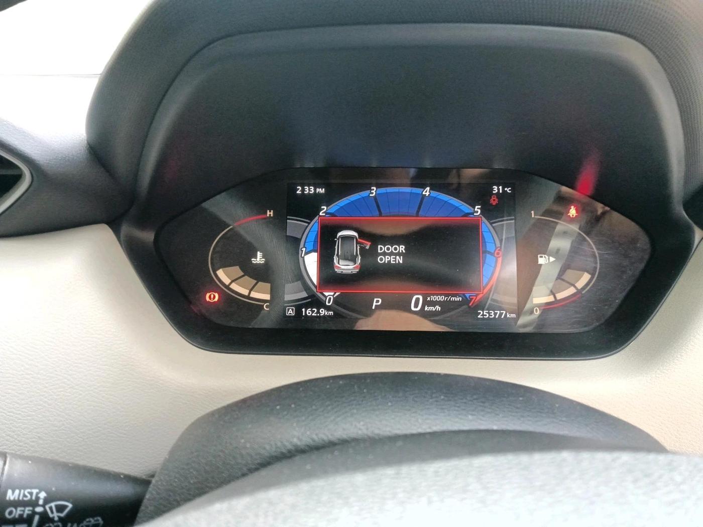 2022 Nissan MAGNITE XV TURBO CVT, Petrol, Automatic, 25,377 km, interior