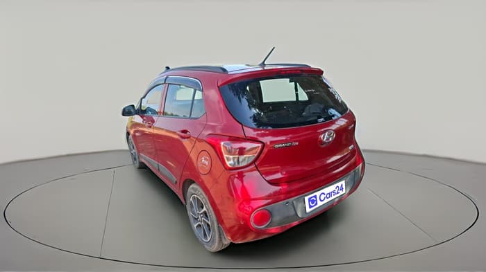 2017 Hyundai Grand i10 SPORTZ (O) AT 1.2 KAPPA VTVT, CNG, Automatic, 76,854 km, exterior