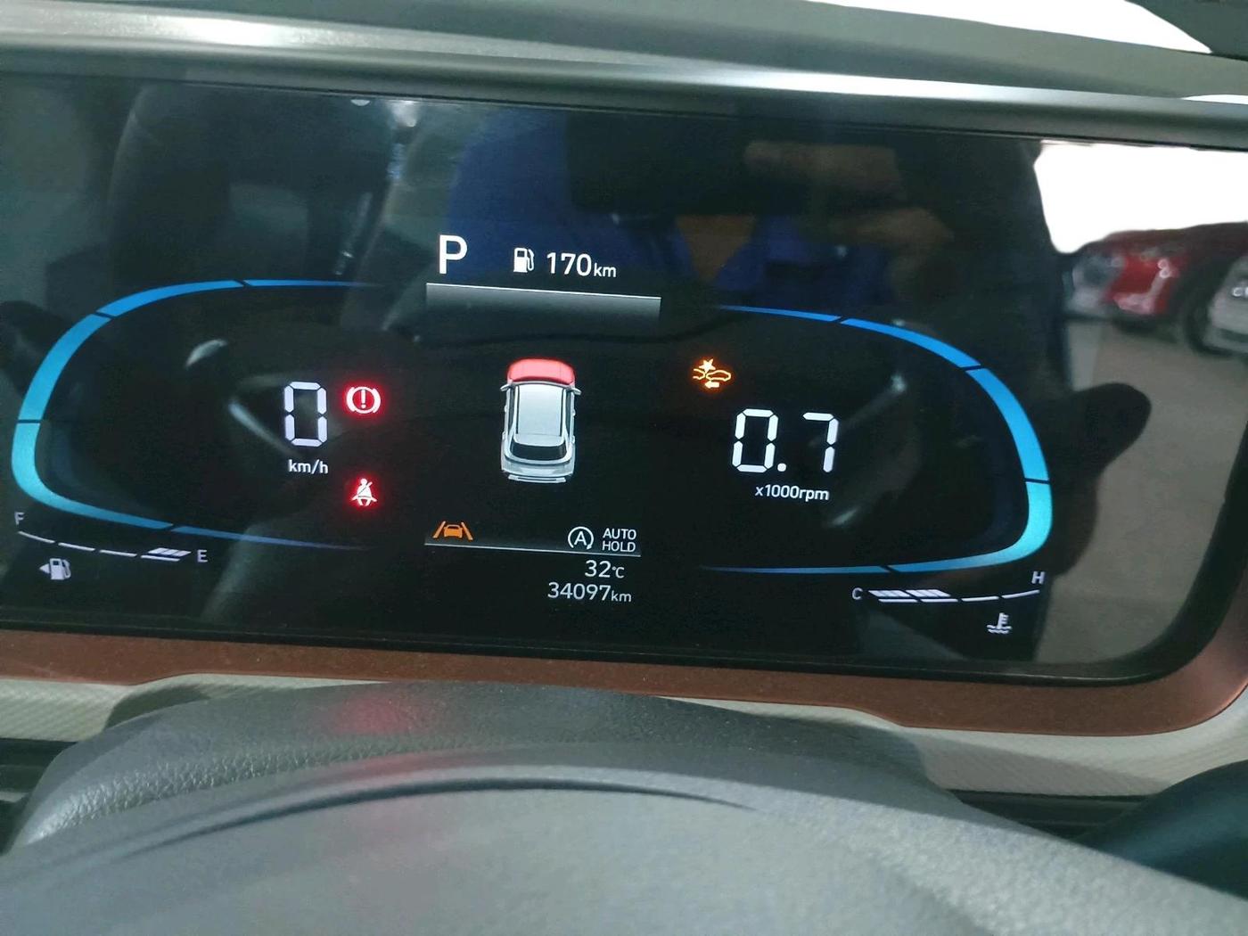 2024 Hyundai Creta SX TECH 1.5 PETROL iVT, Petrol, Automatic, 34,097 km, interior