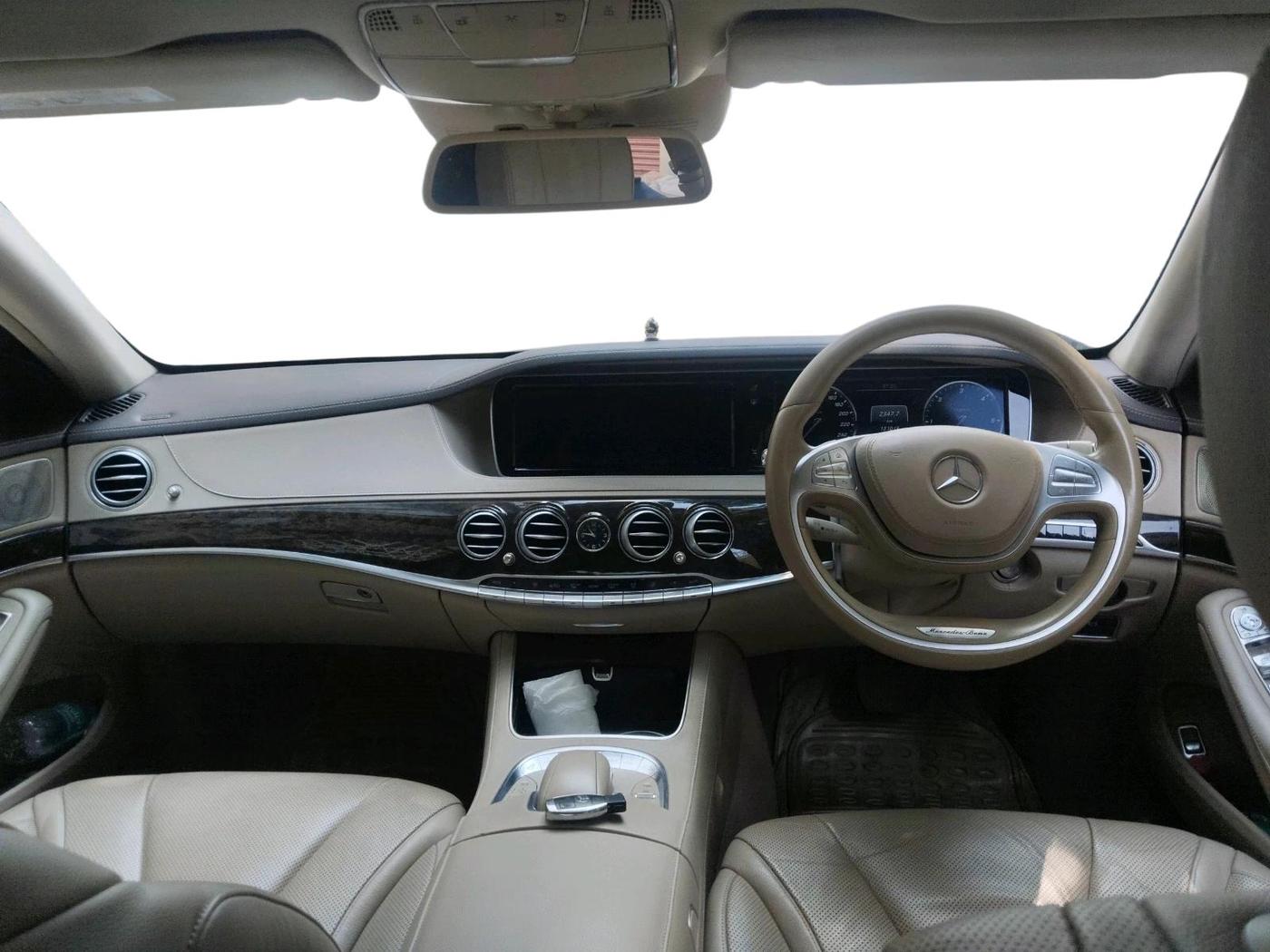 2014 Mercedes Benz S Class S350 CDI, Diesel, Automatic, 1,31,015 km, interior