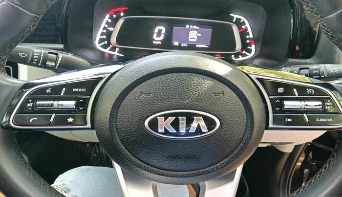 2021 KIA SONET HTX 1.0 IMT, Petrol, Manual, 56,333 km, interior