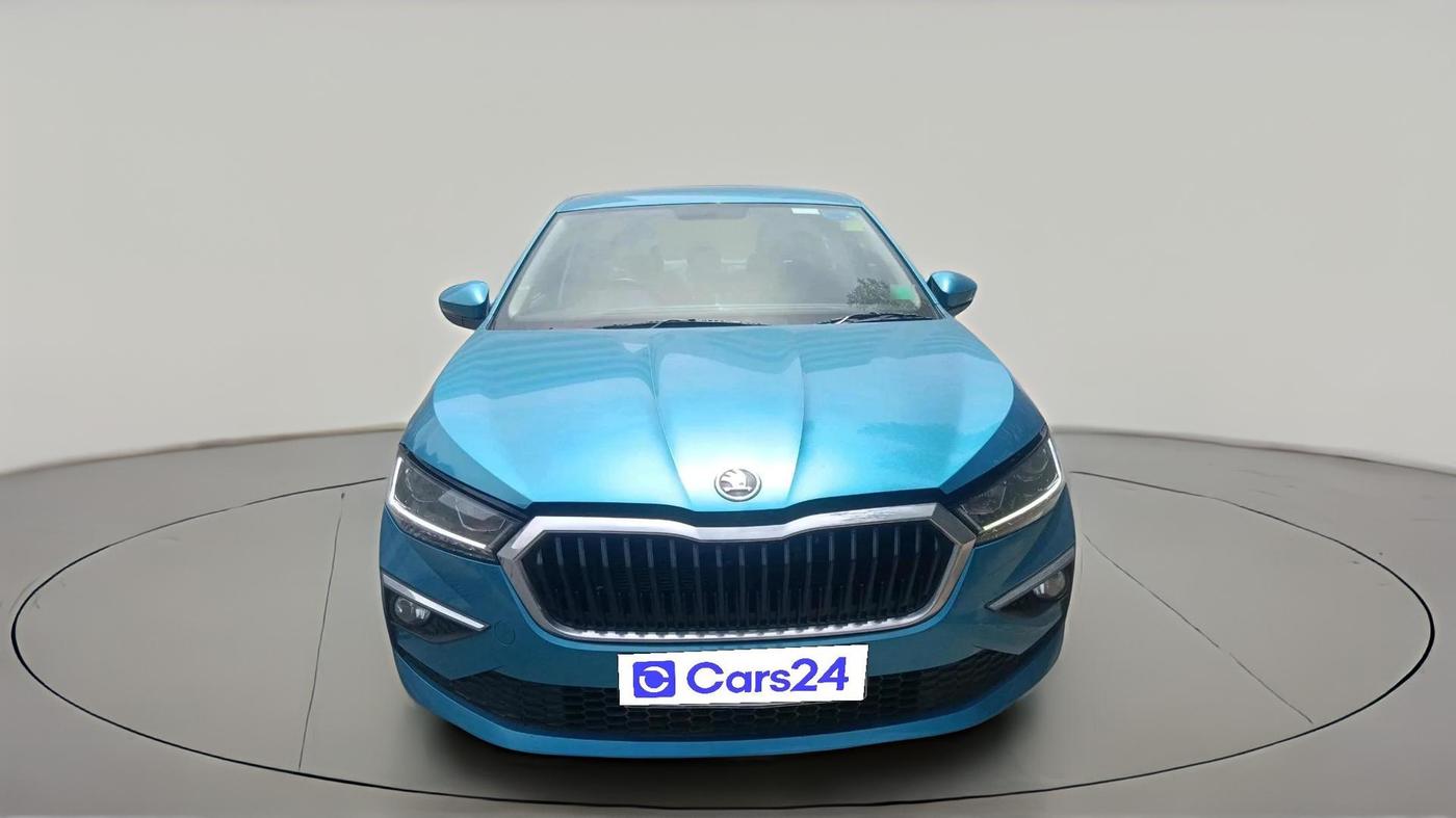 2022 Skoda SLAVIA STYLE 1.0L TSI MT, Petrol, Manual, 55,153 km, exterior
