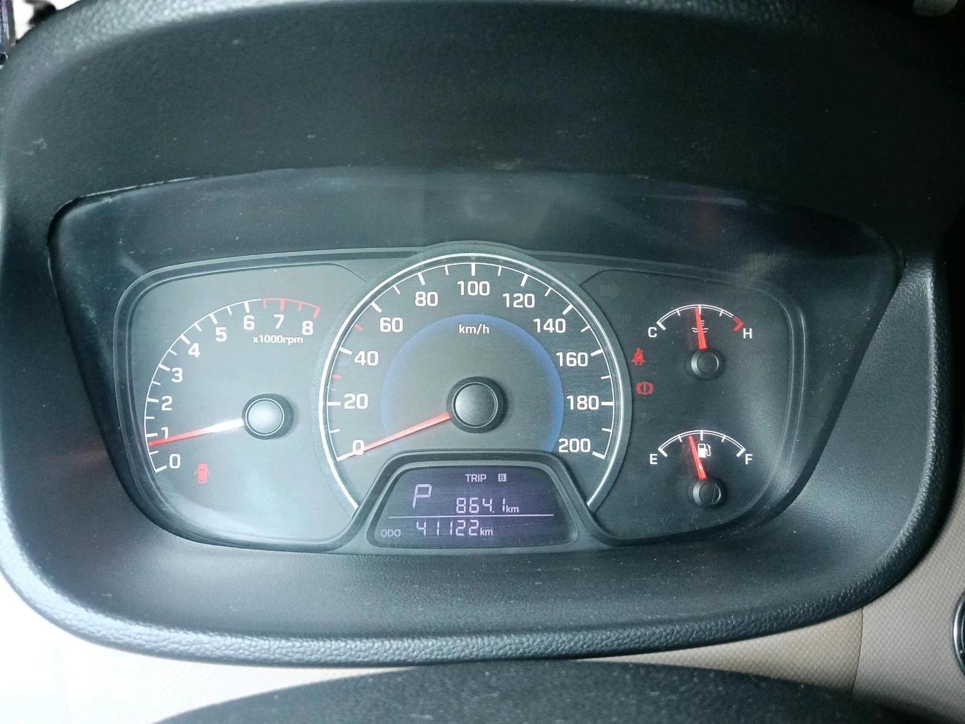 2015 Hyundai Grand i10 ASTA AT 1.2 KAPPA VTVT, Petrol, Automatic, 41,122 km, interior
