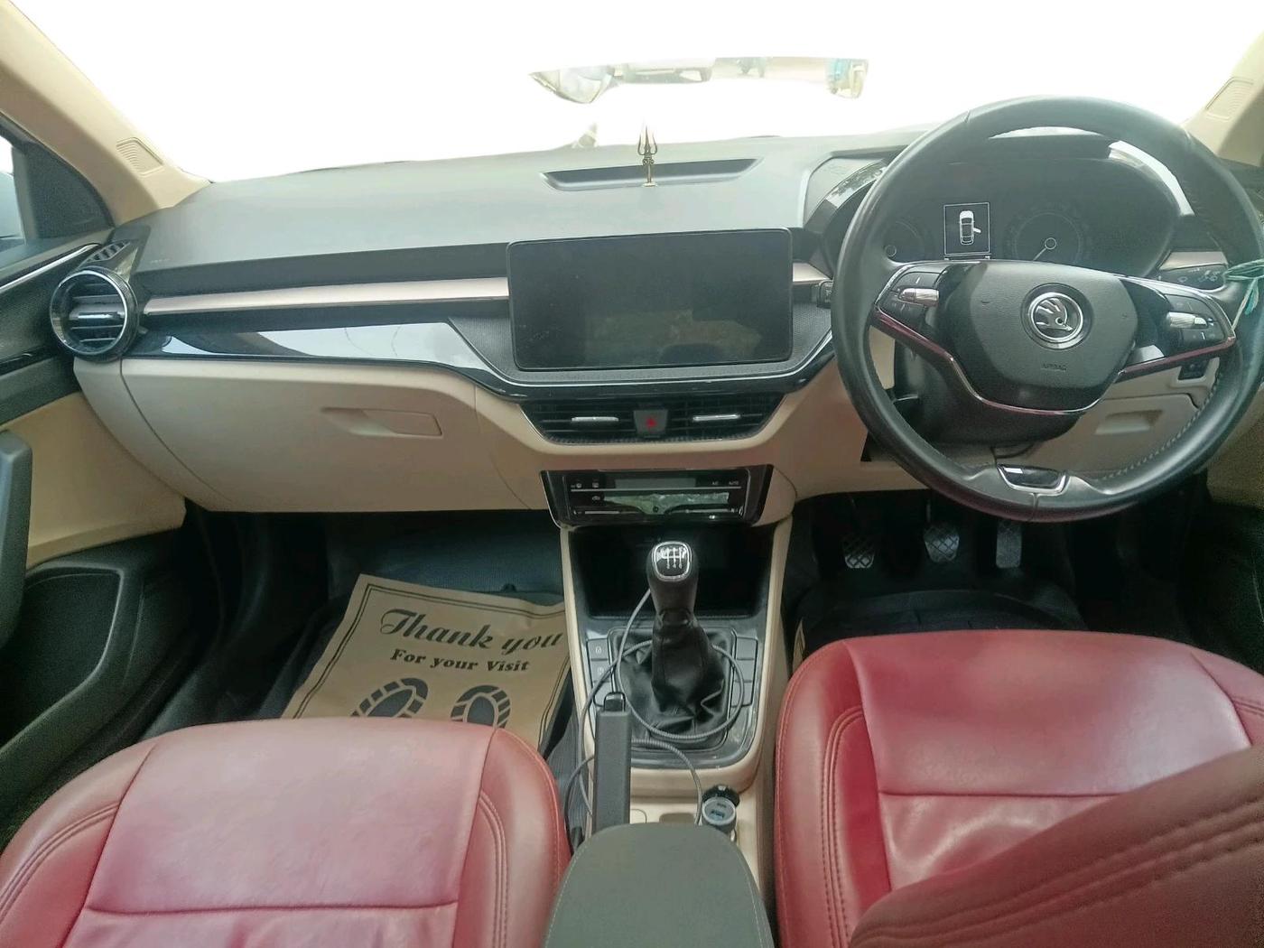 2022 Skoda SLAVIA Ambition 1.5L TSI, Petrol, Manual, 39,376 km, interior