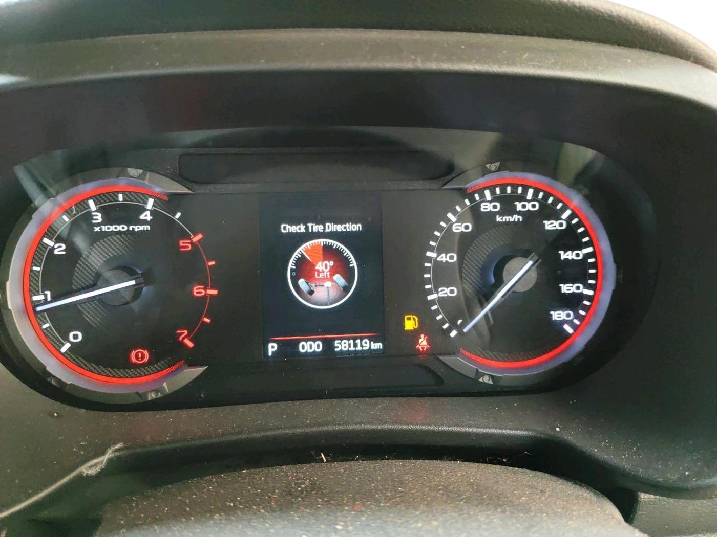 2020 Mahindra Thar LX D 4WD AT CONVERTIBLE, Diesel, Automatic, 58,119 km, interior