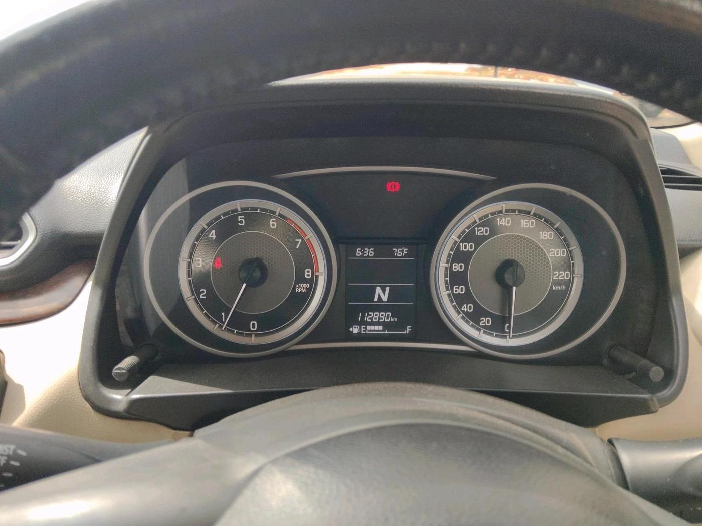 2017 Maruti Dzire ZXI AMT, Petrol, Automatic, 1,12,890 km, interior