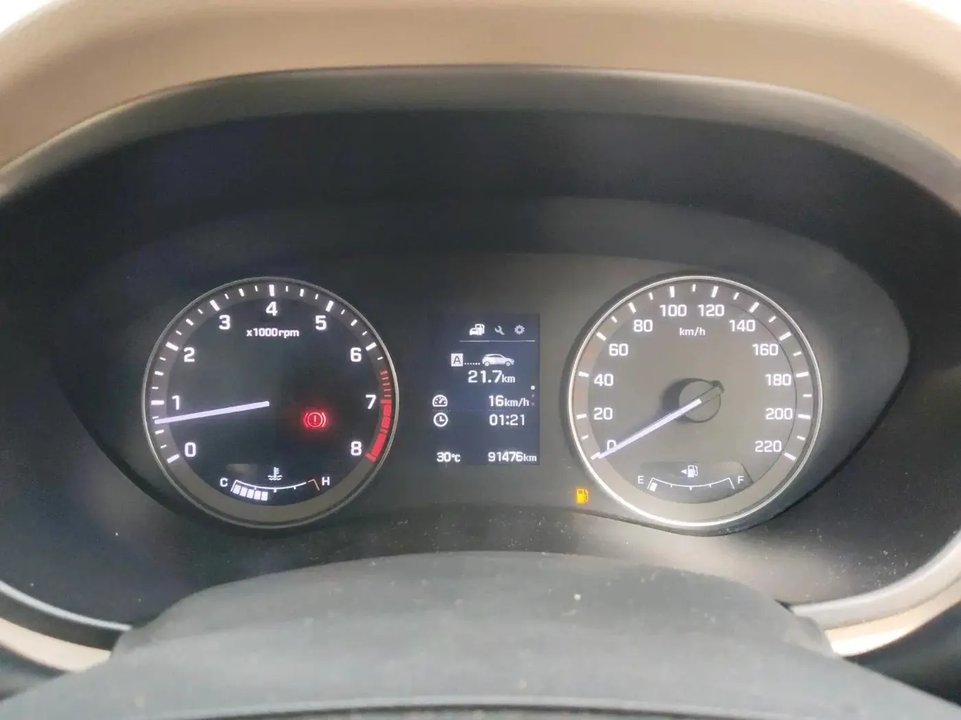 2017 Hyundai Elite i20 ASTA 1.2 (O), Petrol, Manual, 91,476 km, interior