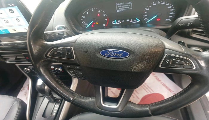 2018 Ford Ecosport TITANIUM 1.5L PETROL AT, Petrol, Automatic, 86,846 km, interior