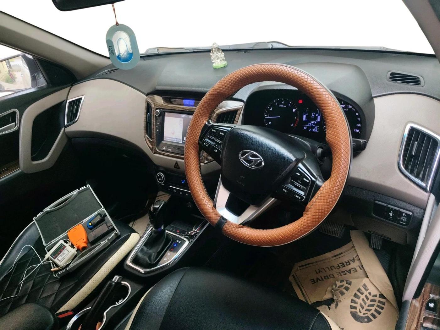 2019 Hyundai Creta SX AT 1.6 PETROL, Petrol, Automatic, 1,21,358 km, interior