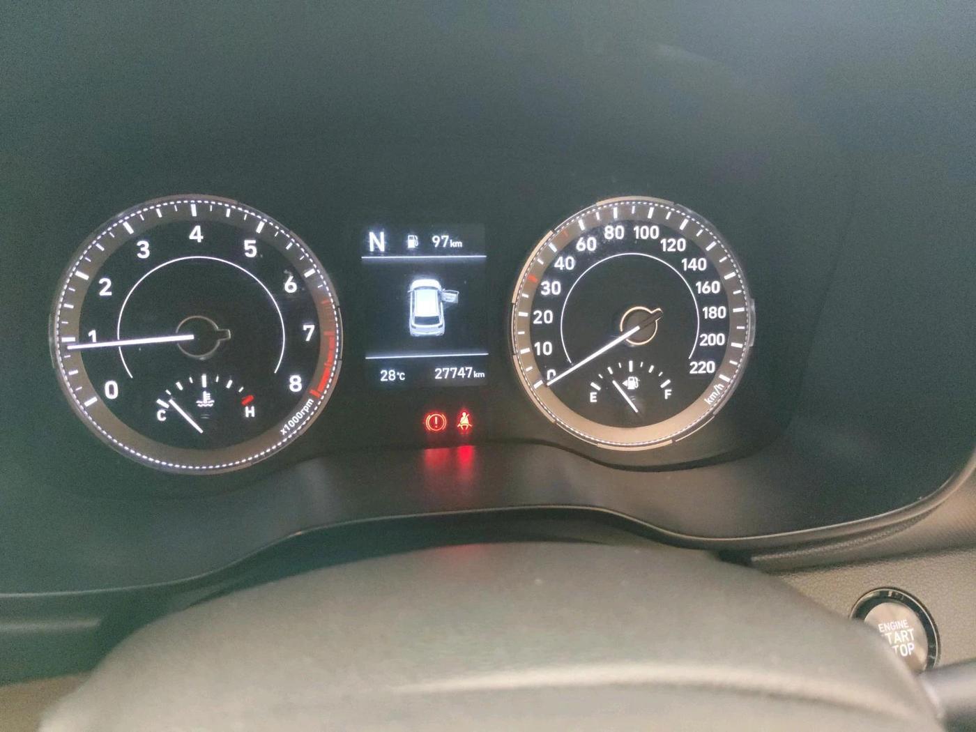 2022 Hyundai VENUE SX 1.0 (O) TURBO IMT, Petrol, Manual, 27,747 km, interior