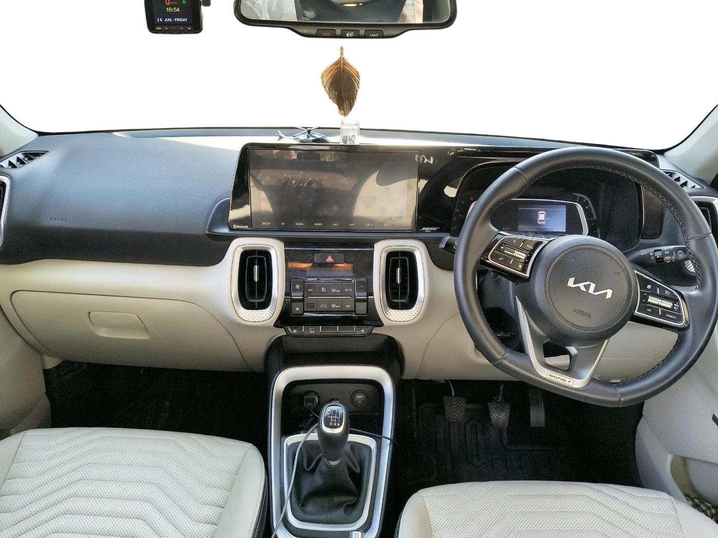 2022 KIA SONET HTX PLUS 1.5, Diesel, Manual, 47,002 km, interior